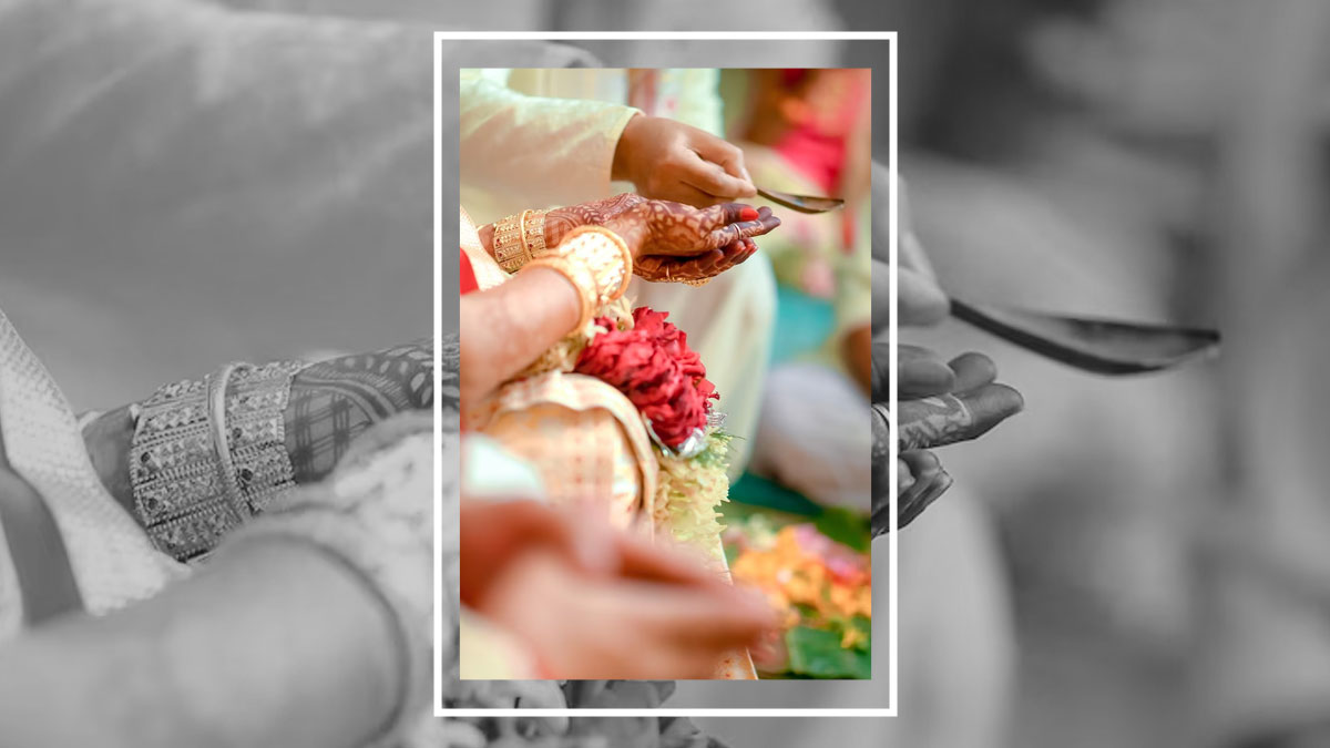 significance of punjabi bride making halwa