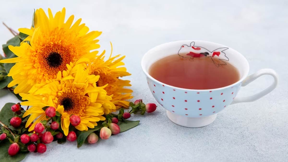 sunflower tea