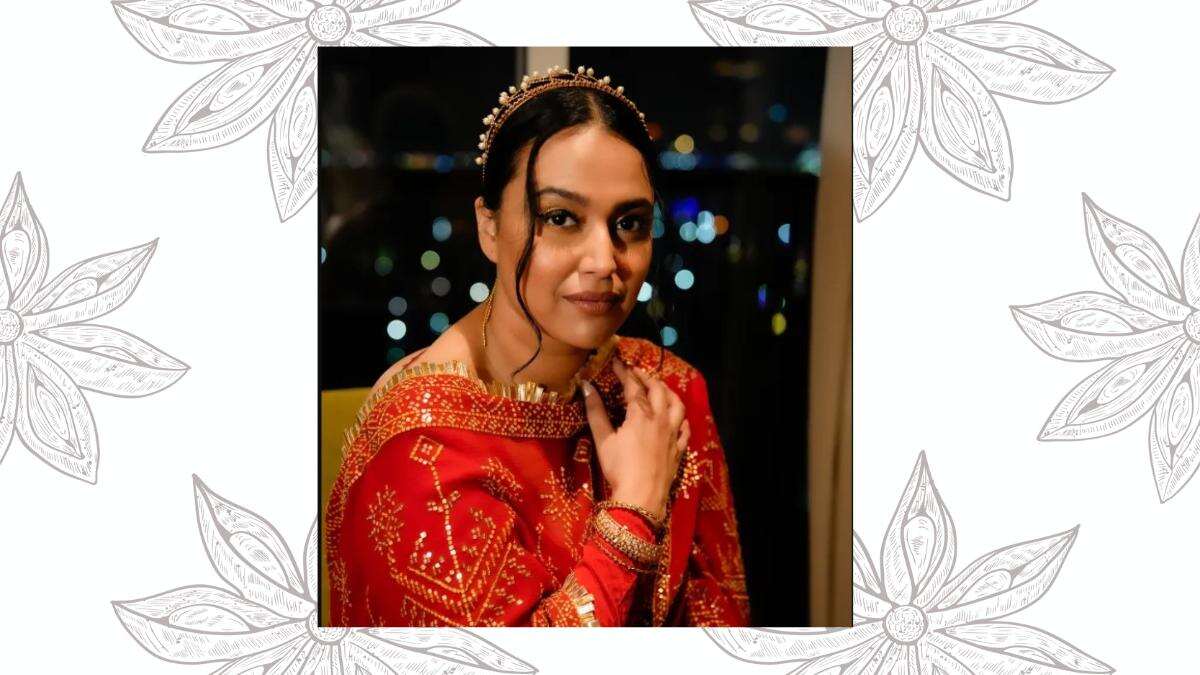 Swara Bhasker S Unique Saree Draping Style Is Perfect For The Festive Season Herzindagi