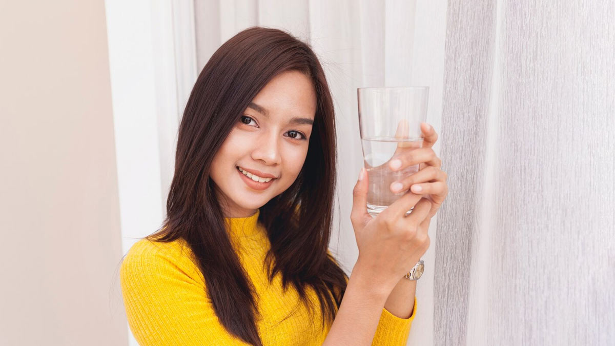 things to do while drinking water