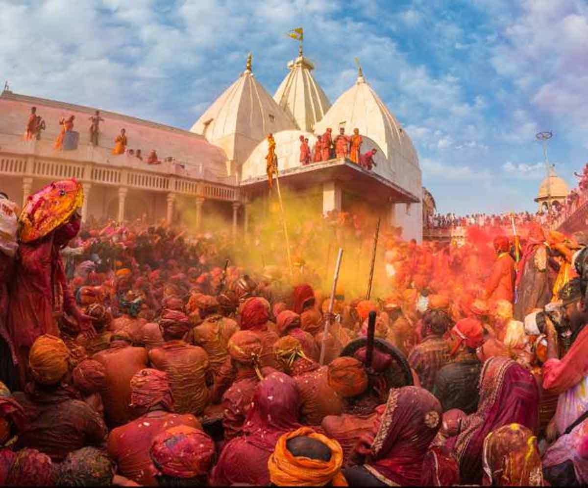 vrindavan holi celebration