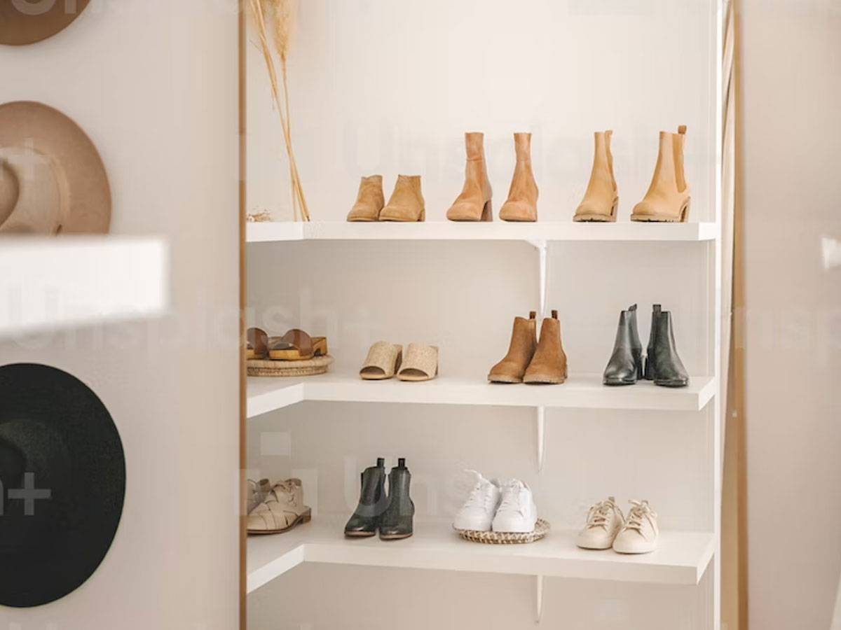 why should not keep shoe rack in bedroom