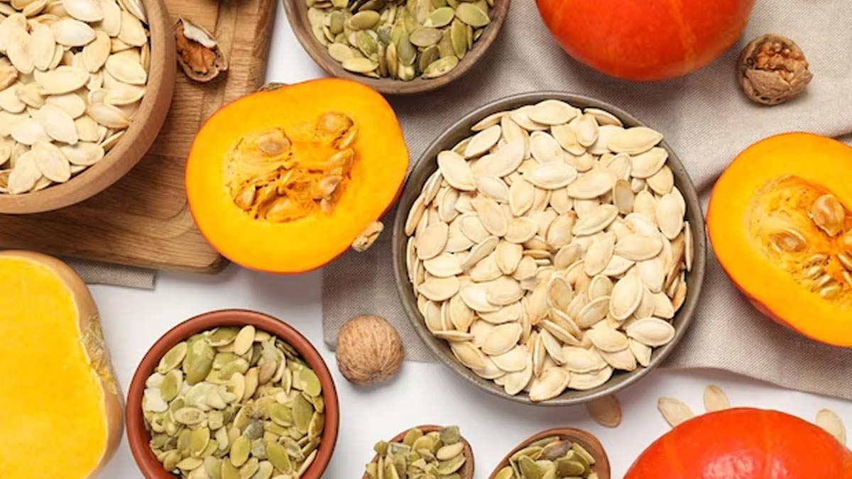 yellow pumpkin seeds