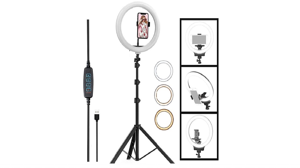Buy Ring Light - 26cm / 10 inch - Ring Fill Light - 3 Color Modes - With  Dimmable at Lowest Price in Pakistan | Oshi.pk