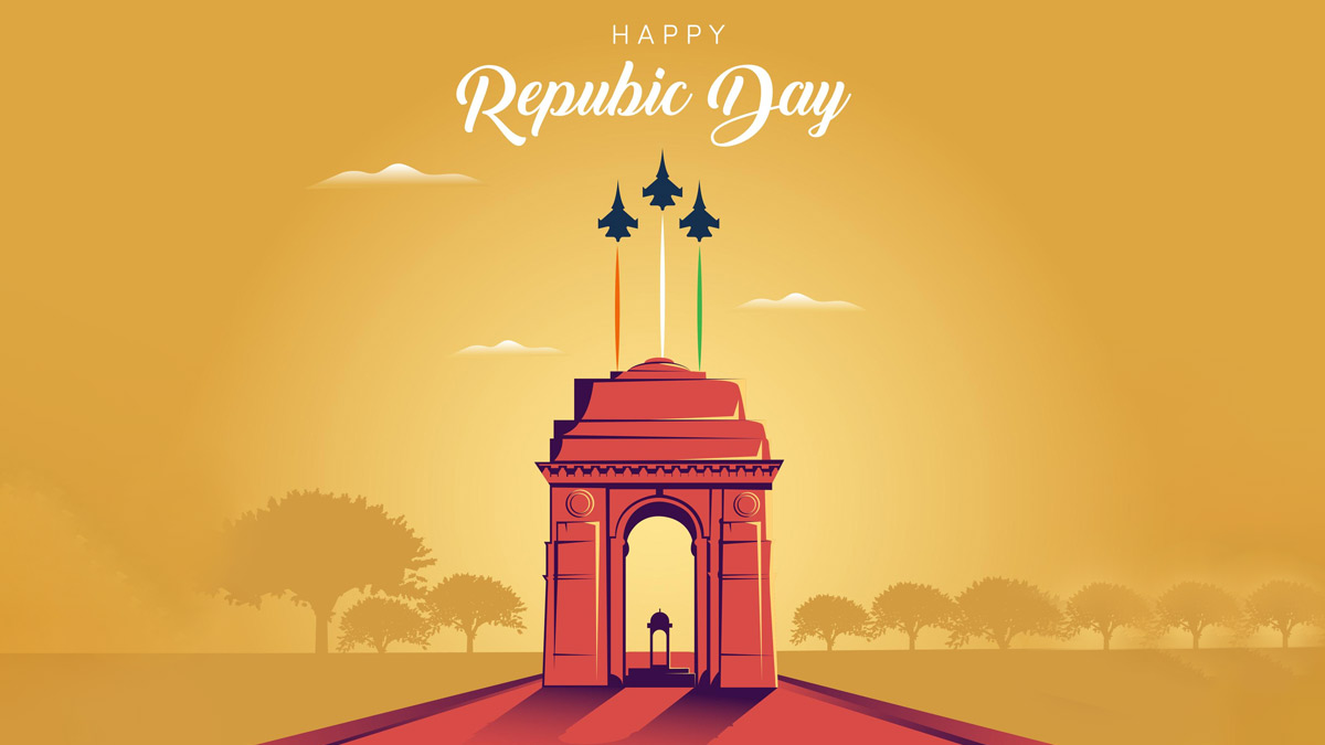 Happy Republic Day 2023 Wishes in Hindi: Quotes Images | गणतंत्र दिवस पर इन  चुनिंदा देशभक्ति विशेष और कोट्स से दें अपनों को बधाई | 26 january republic  day 2023 wishes messages