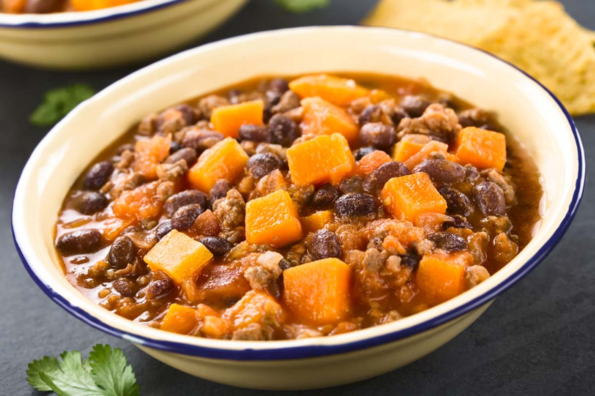 Black Bean And Pumpkin Stew