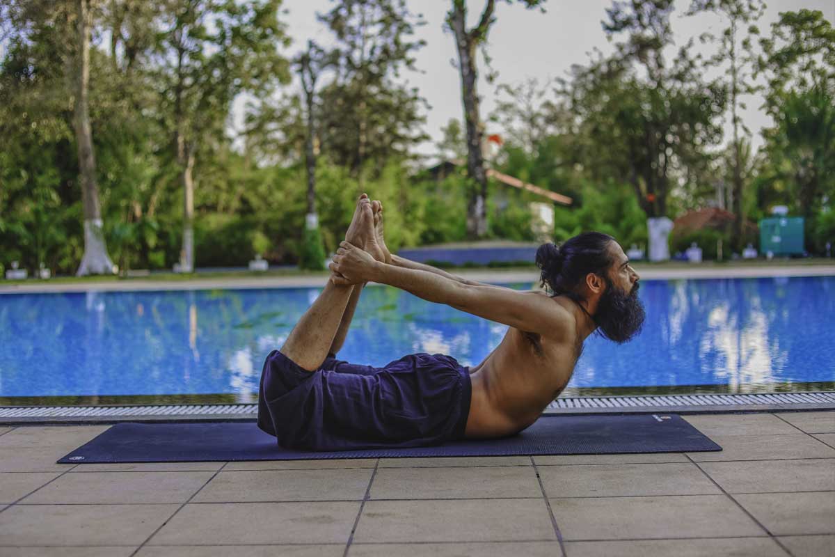 Dhanurasana for joint pain