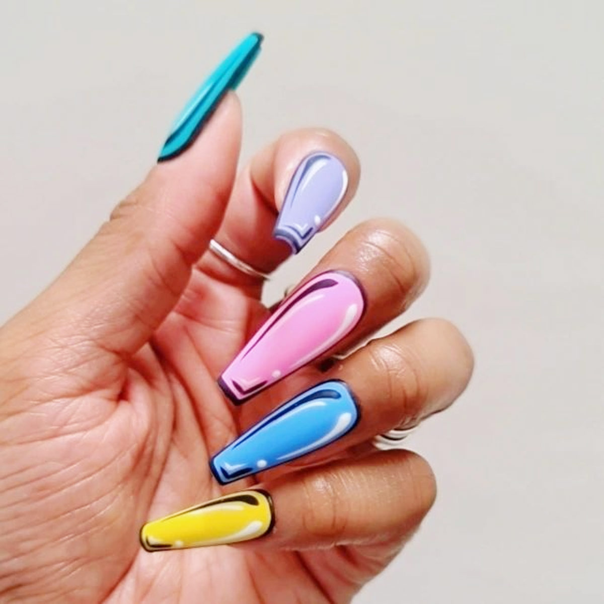 The Pop Art Nails