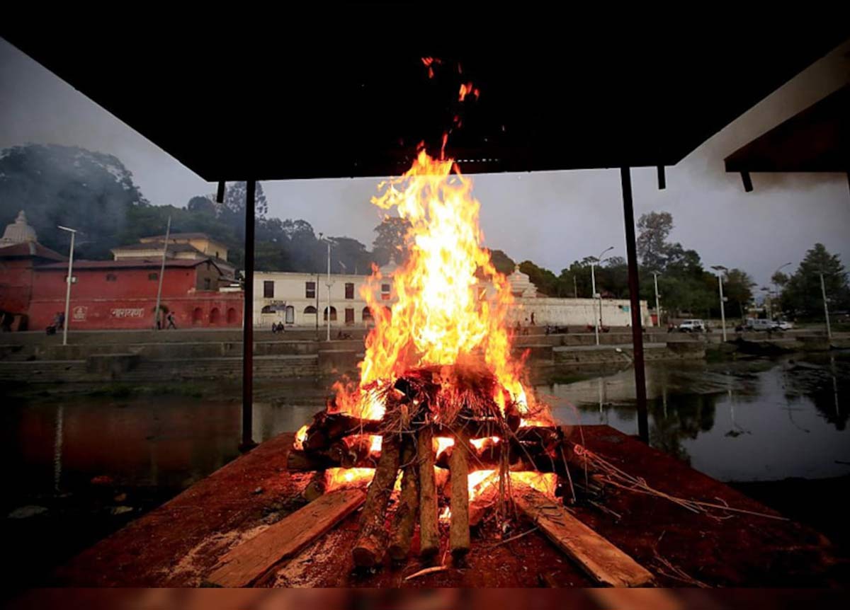 Burning body