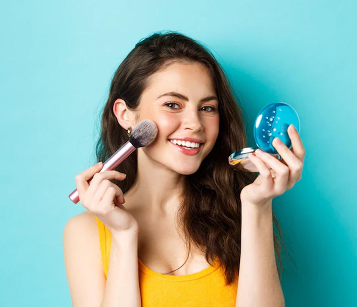 blush for sunkissed look