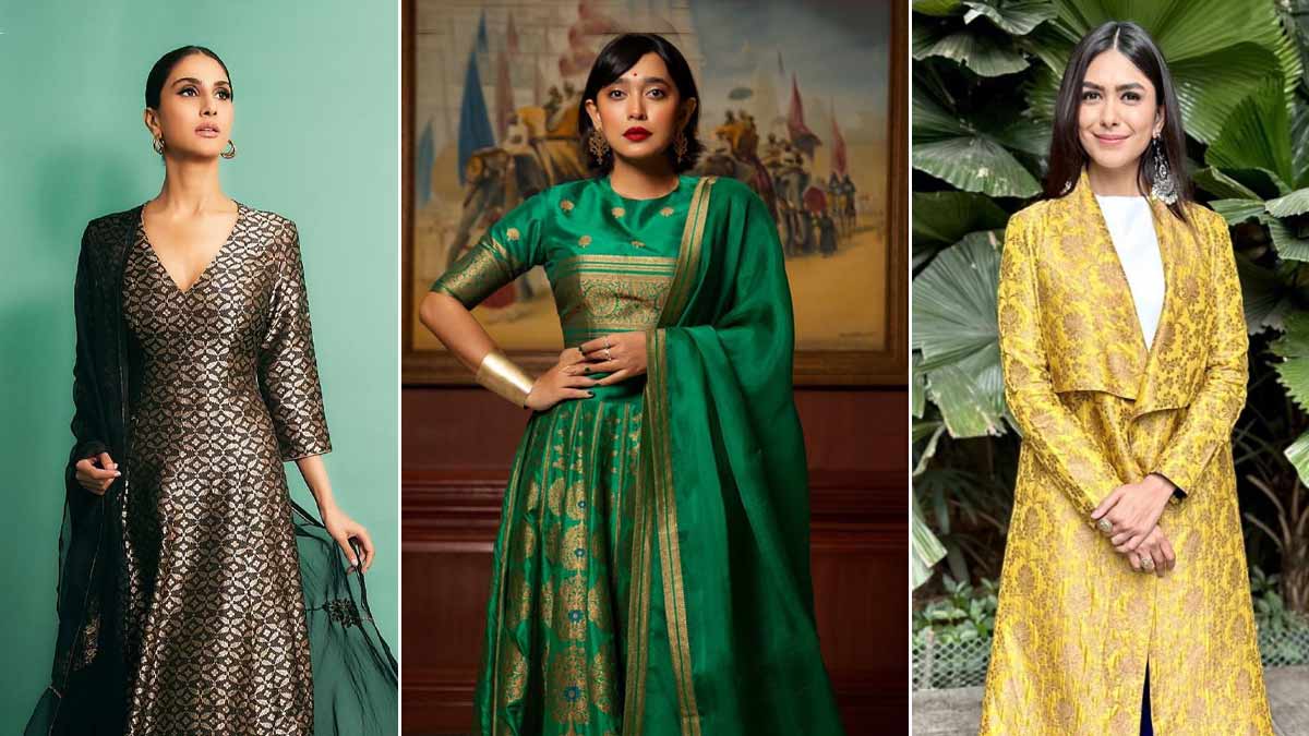 A panel kurti and salwar made from an old saree will look amazing Archives  - विंध्य न्यूज़