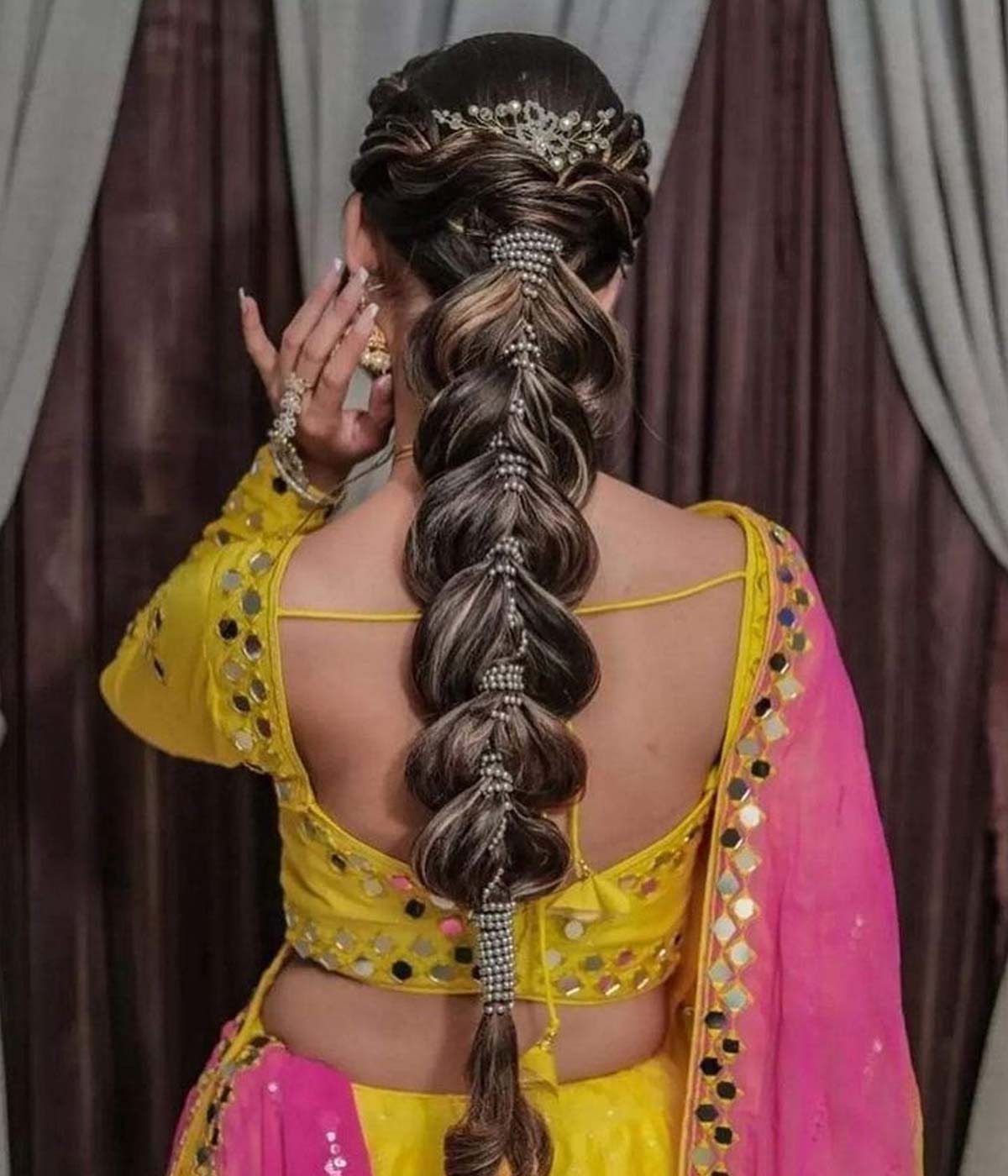 Braid Hairstyle | ब्रेड हेयर स्टाइल | Latest Hairstyle Ideas | bubble braid  hairstyle for wedding function | HerZindagi