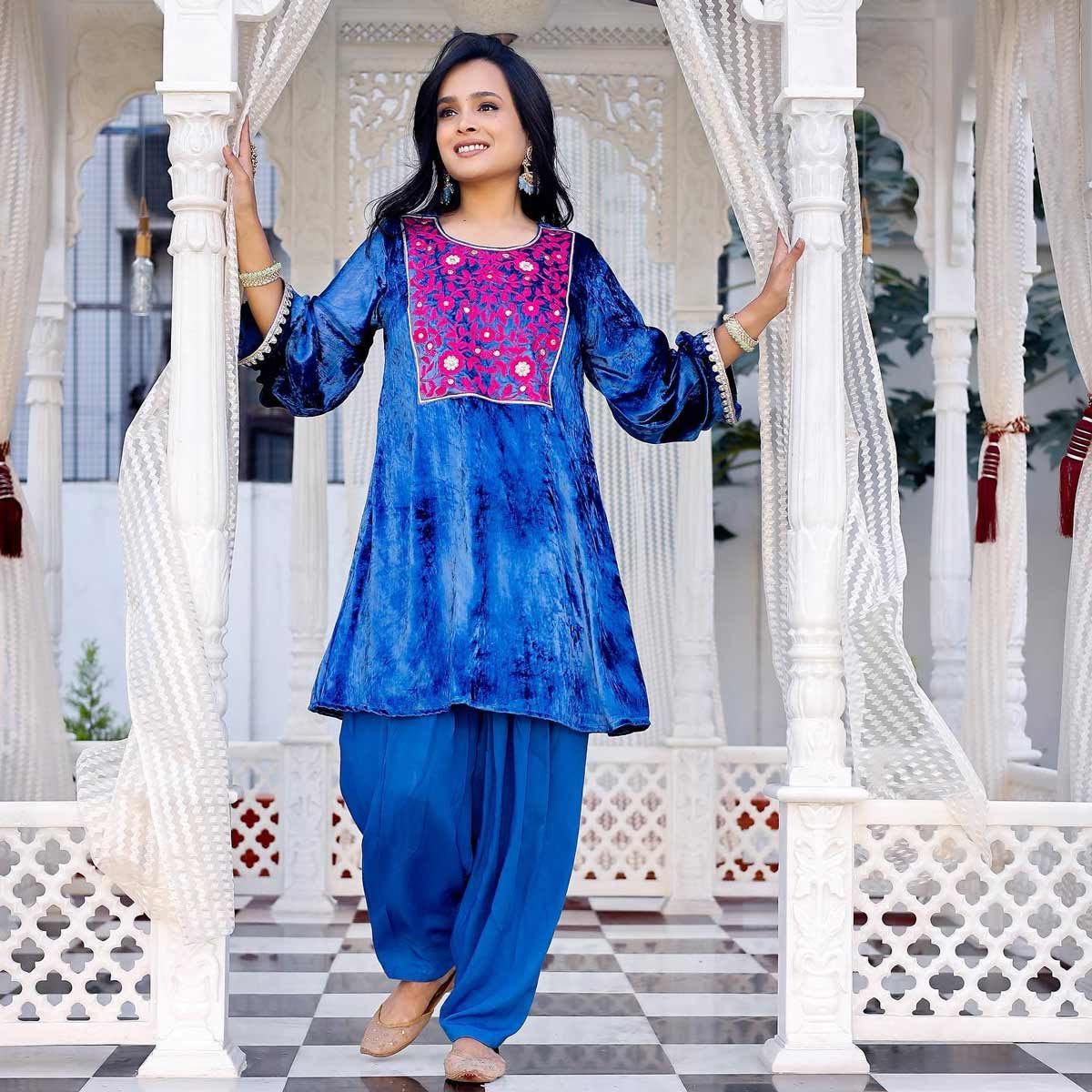 flared kurti set