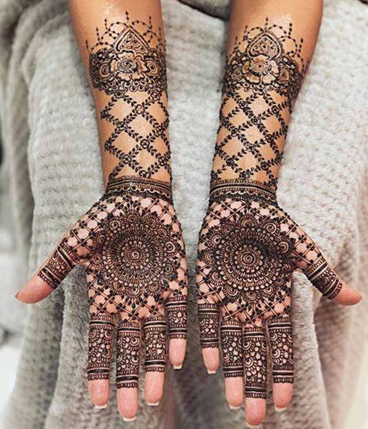 floral mandala mehendi
