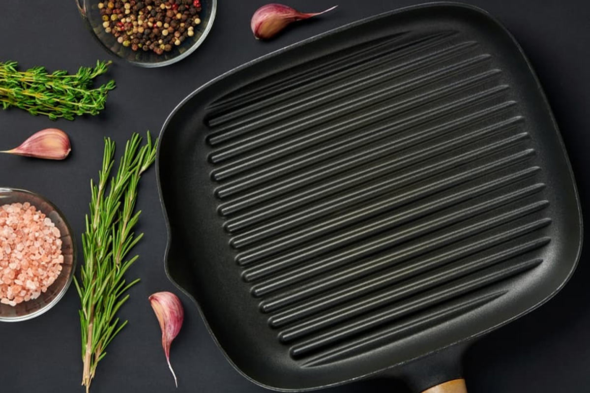 how to clean grill pan