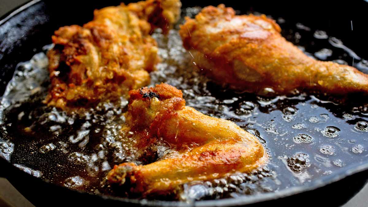 how to make chicken fry at home