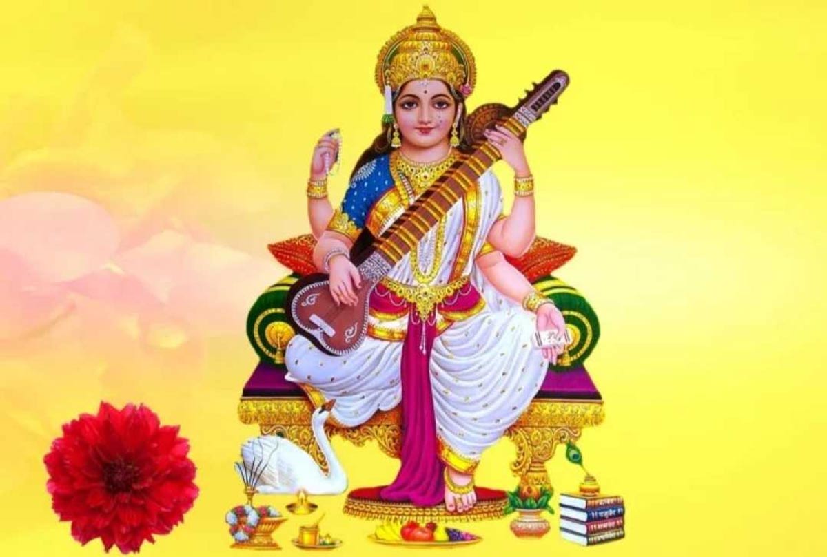 how to make maa saraswati happy