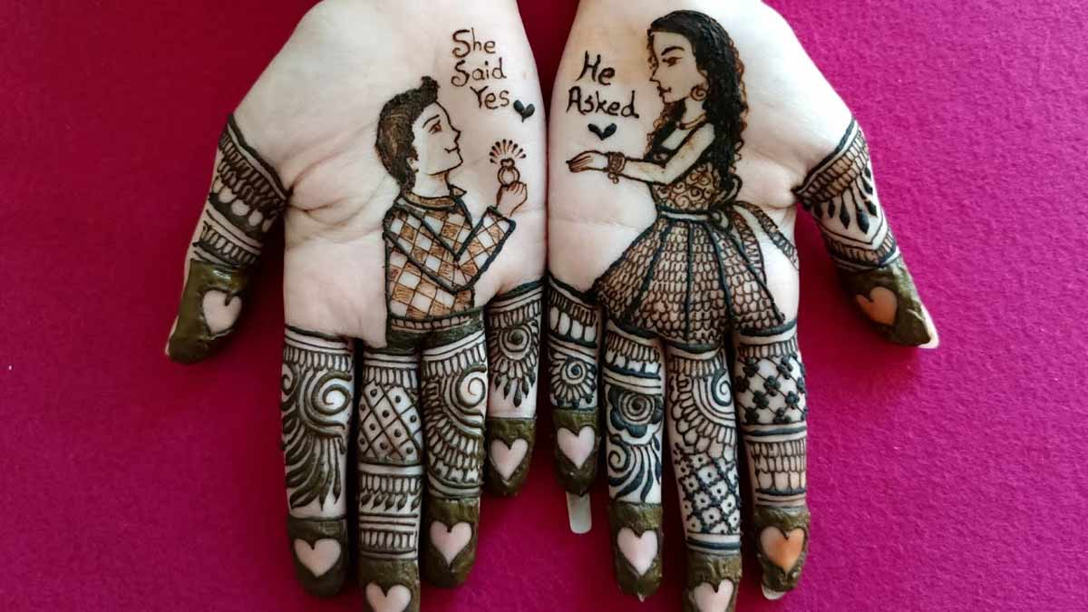 how to personalise bridal mehndi in hindi