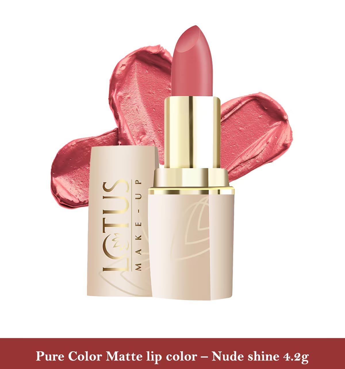 लोटस मेकअप प्योर कलर्स मैट लिपस्टिक lotus matte lipstick