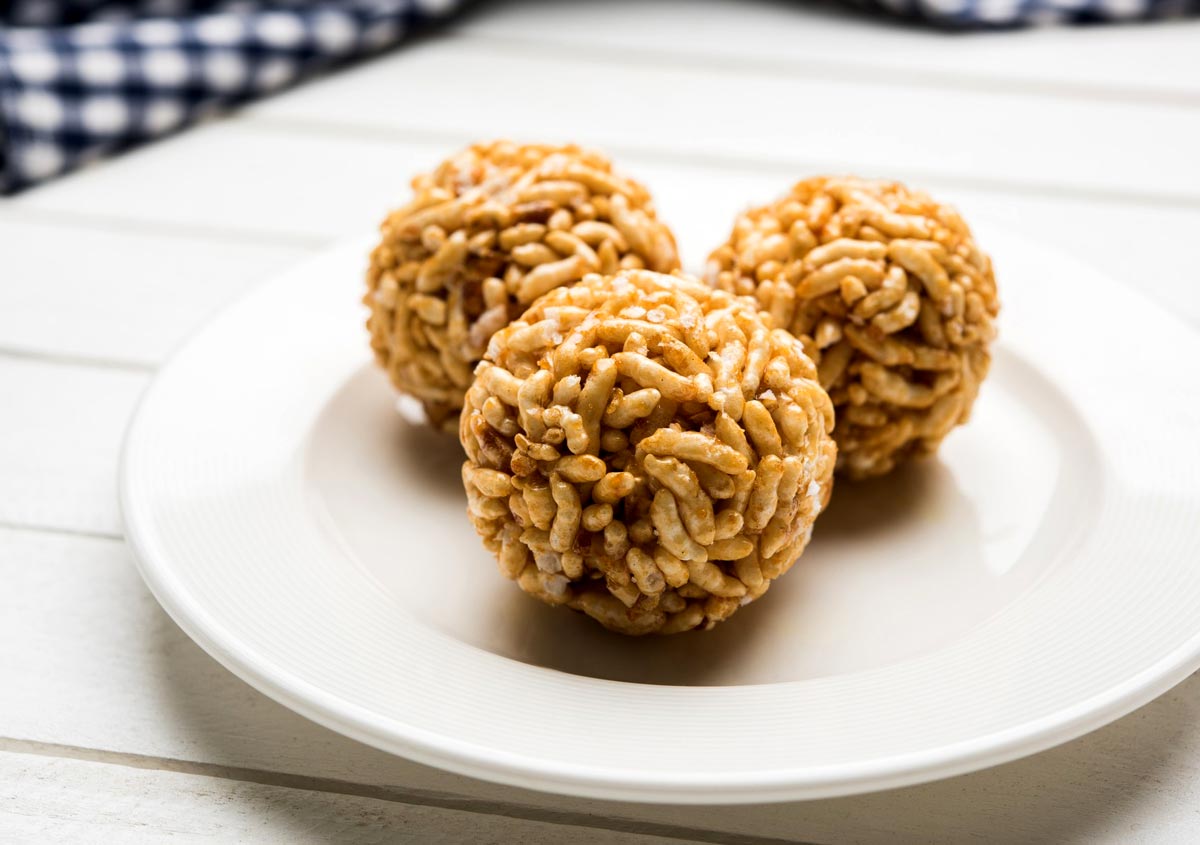 murmura laddu recipe in hindi