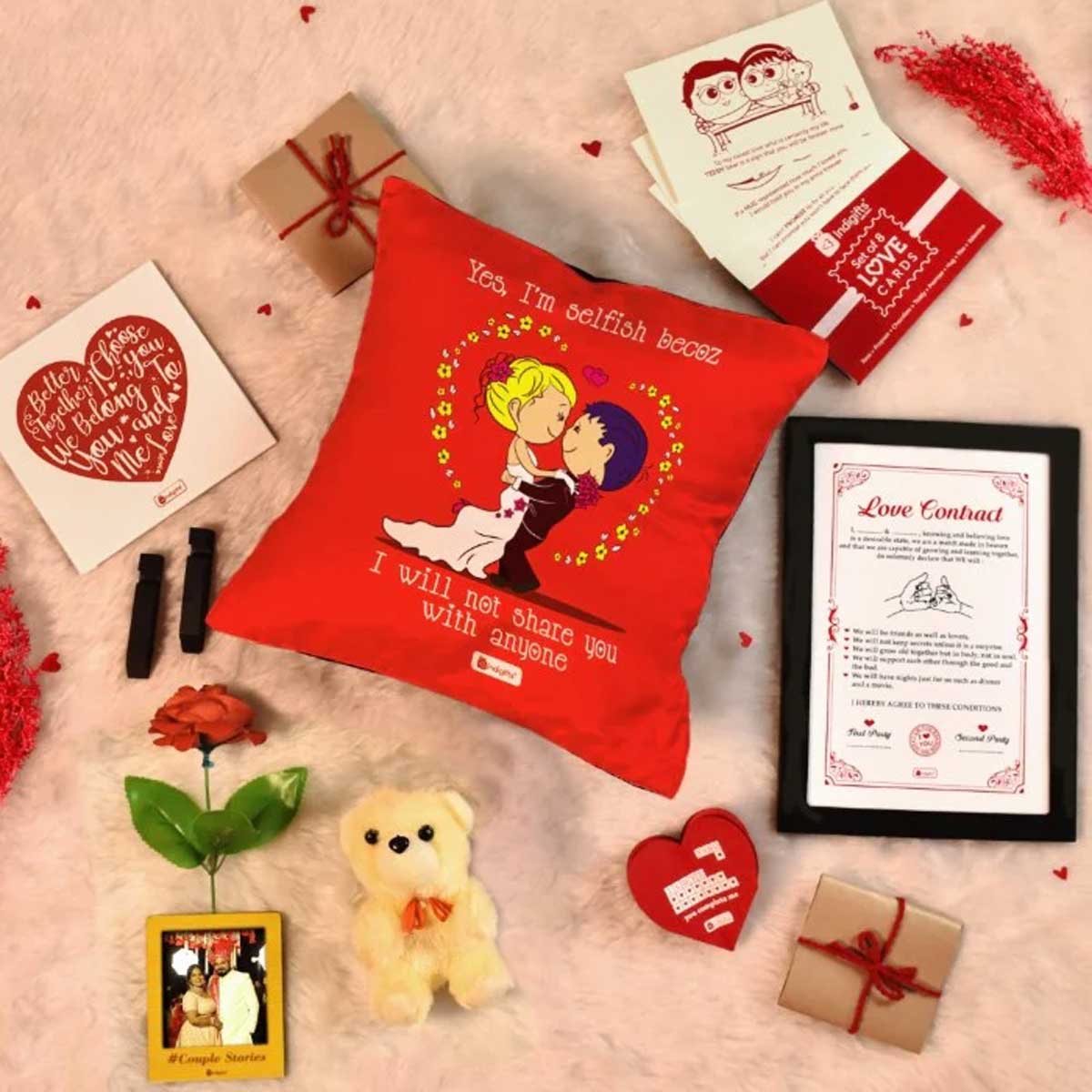 Gift Kya De My Heart is Always Be Yours Romantic Quotes Memorable Valentine  Day Gift for
