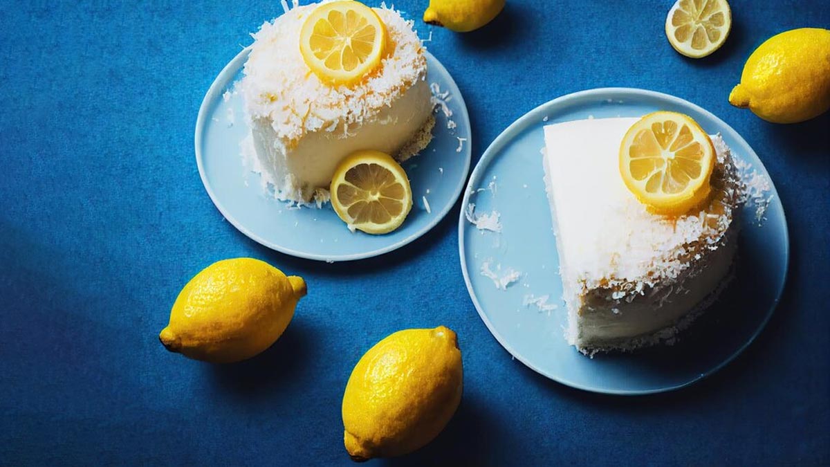 prep of lemon ricotta cake