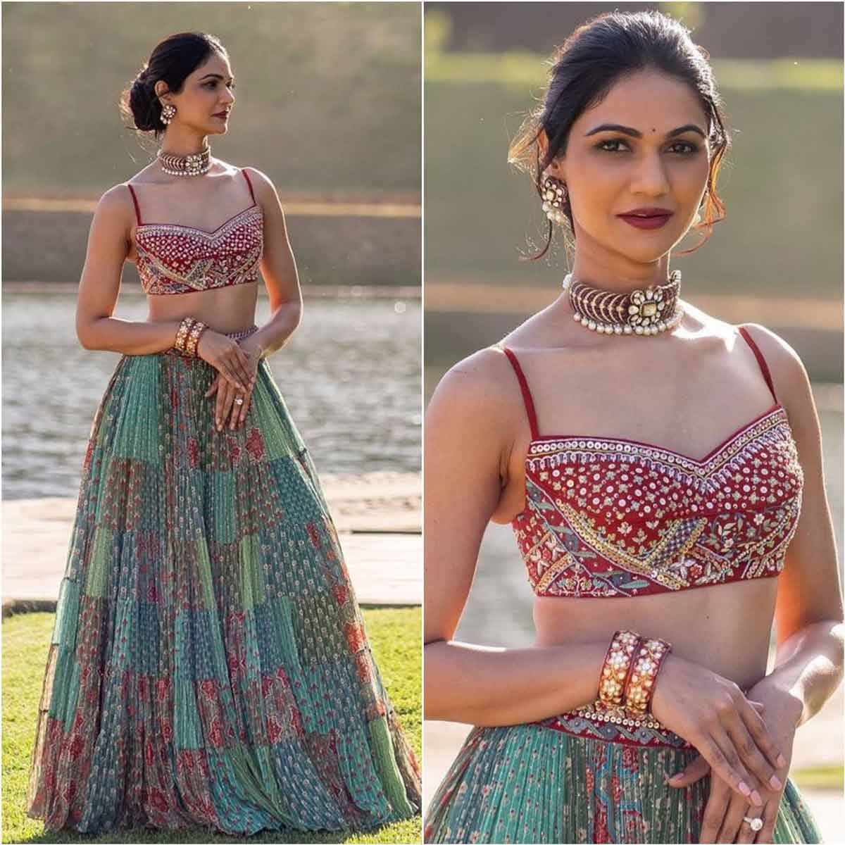whimsical lehenga design