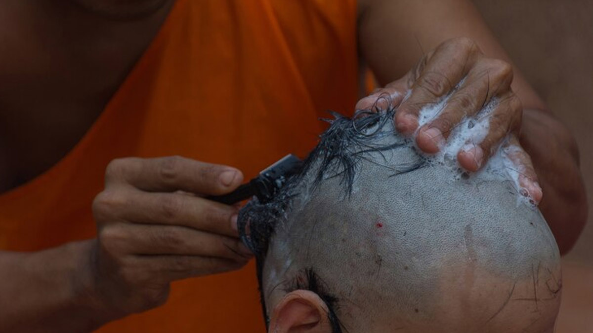 why head shaved after relative death