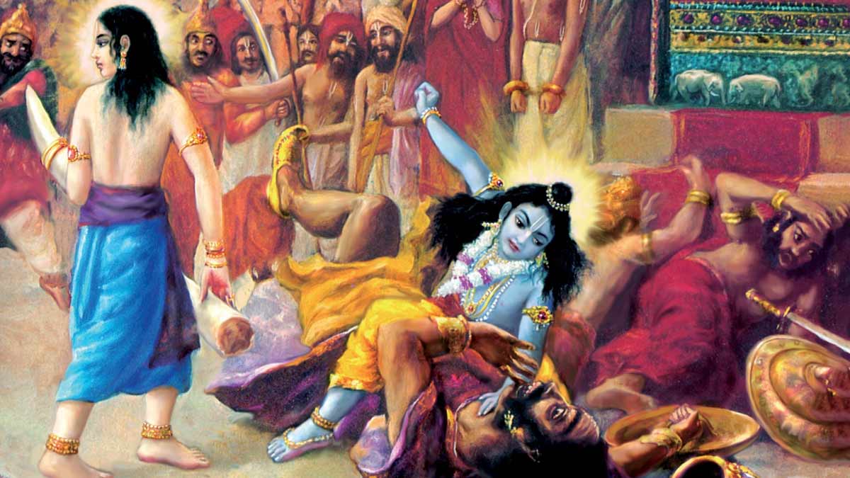 why krishna killed his uncle in law story