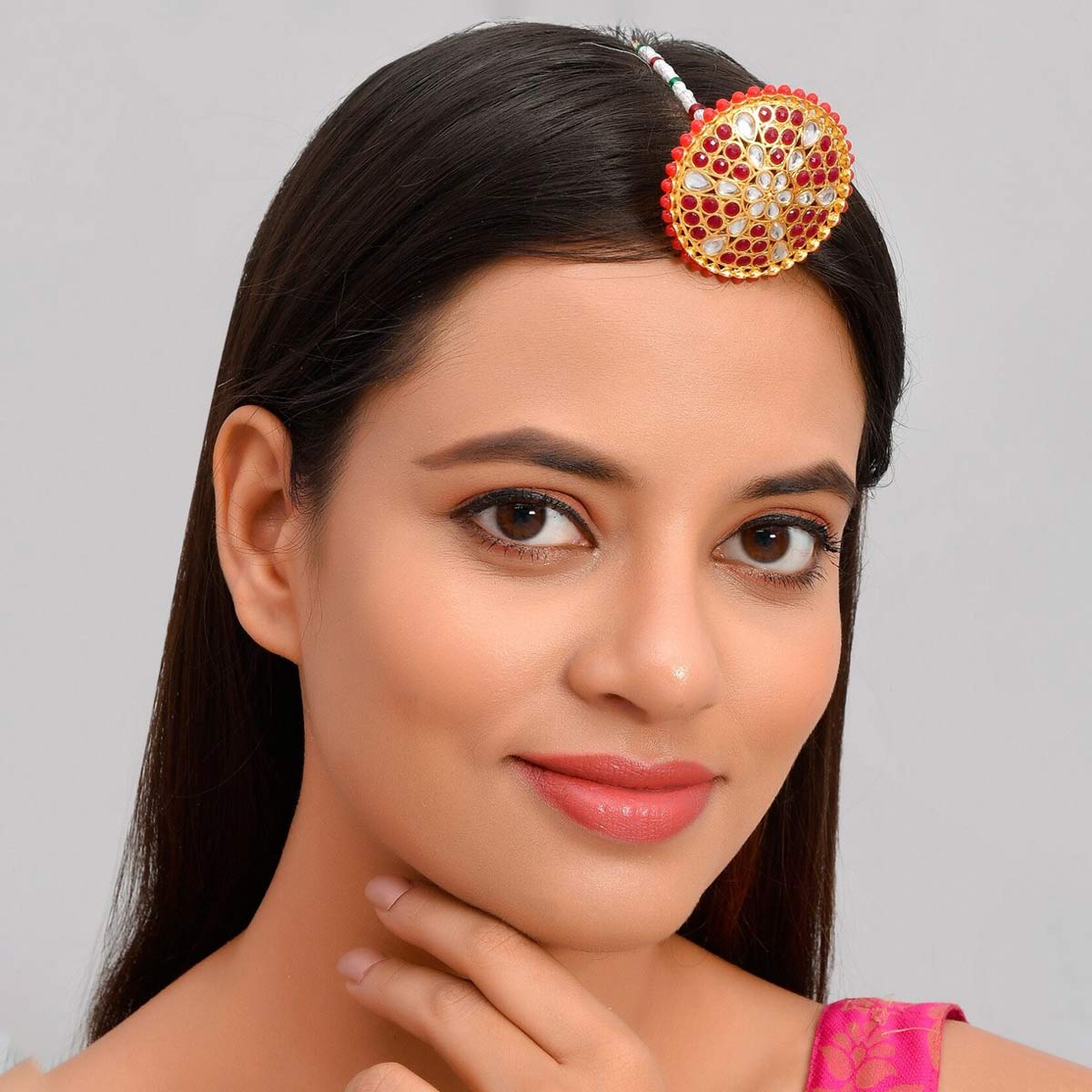 Borla maang tikka designs