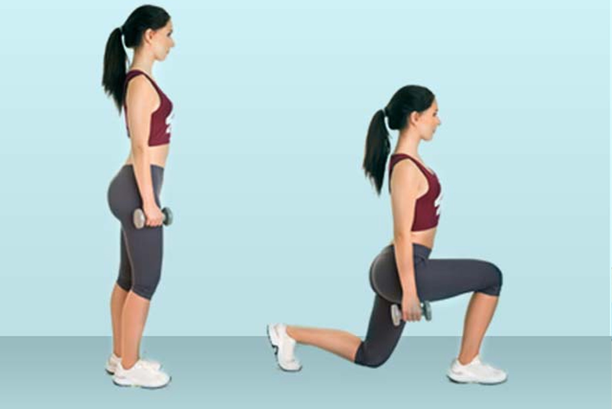 Lunge to Squats for legs