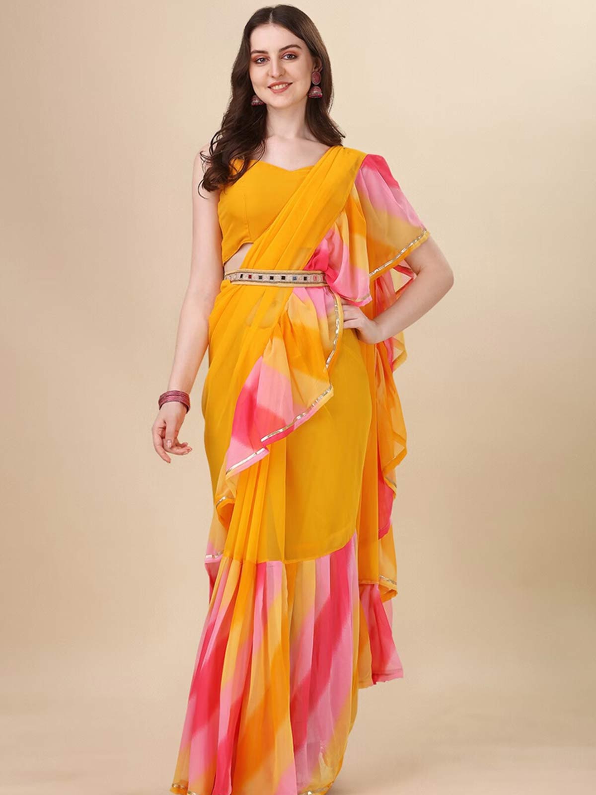 You can also style these 3 saree designs on Rakhi