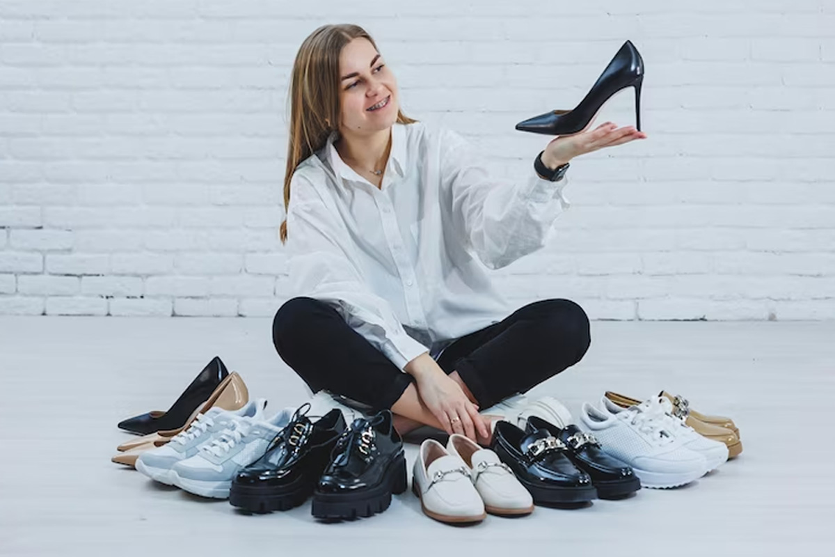 Shoes shopping market