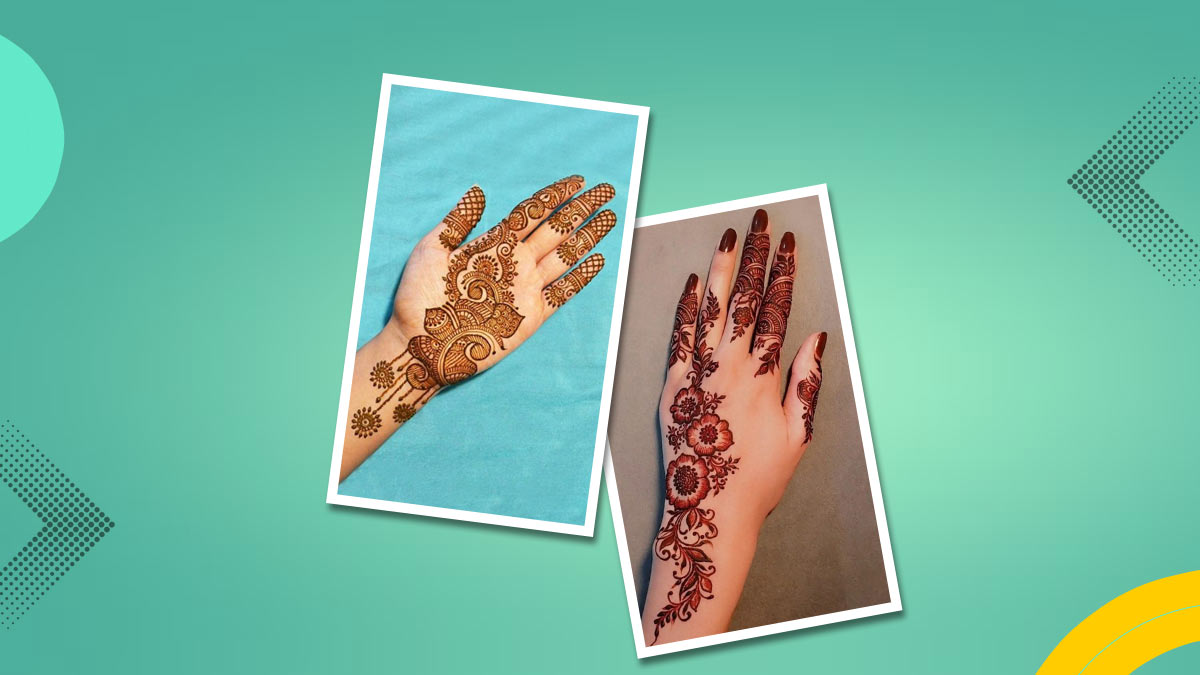 DiwalI Bhaidooj 2022 Mehndi Designs: दिवाली हो या भाईदूज का त्योहार,  लेटेस्ट मेंहदी डिजाइन से सजा लें अपने हाथ