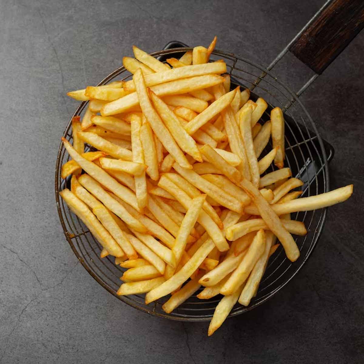 double fry french fries