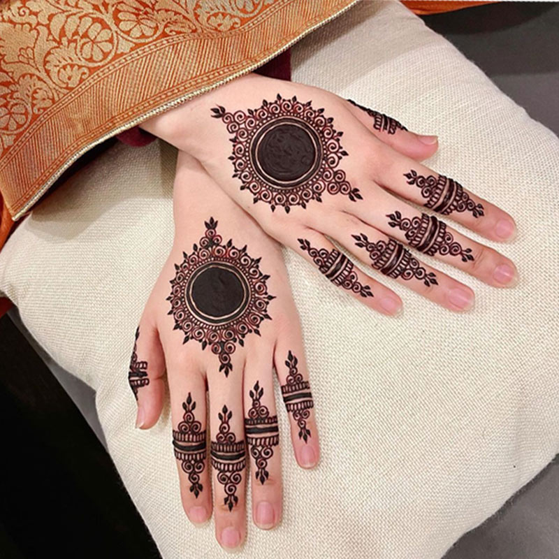 New Gol Tikki Mehndi Design New Style | Gol Tikki Mehndi Designs Easy |  Style, Easy, Mehendi