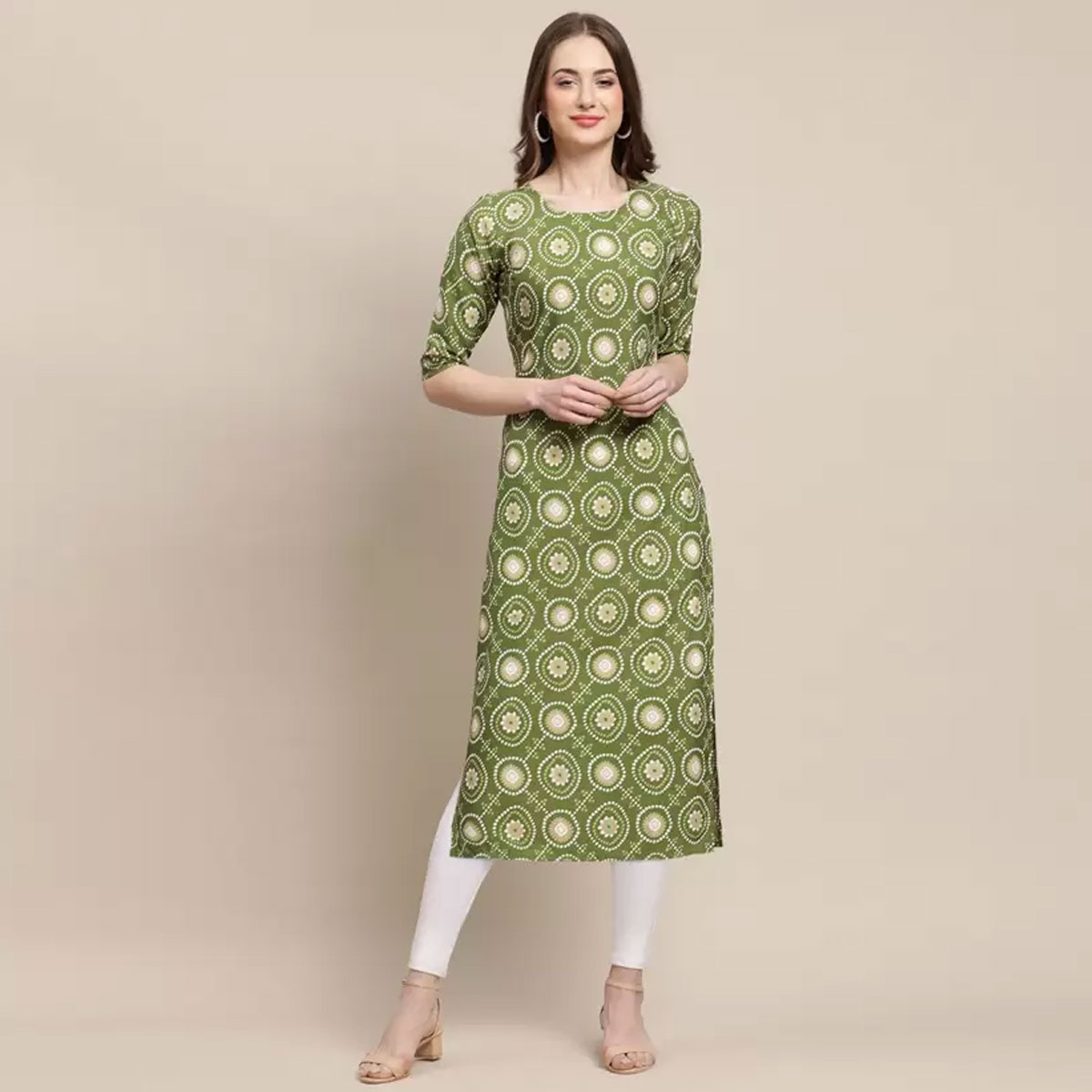green colour kurti