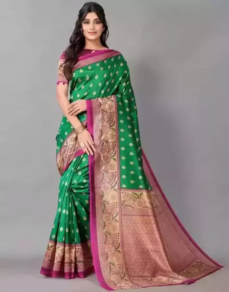 JK Creation Blue Bhagalpuri Silk Saree | Party wear sarees online, Casual  saree, Saree designs