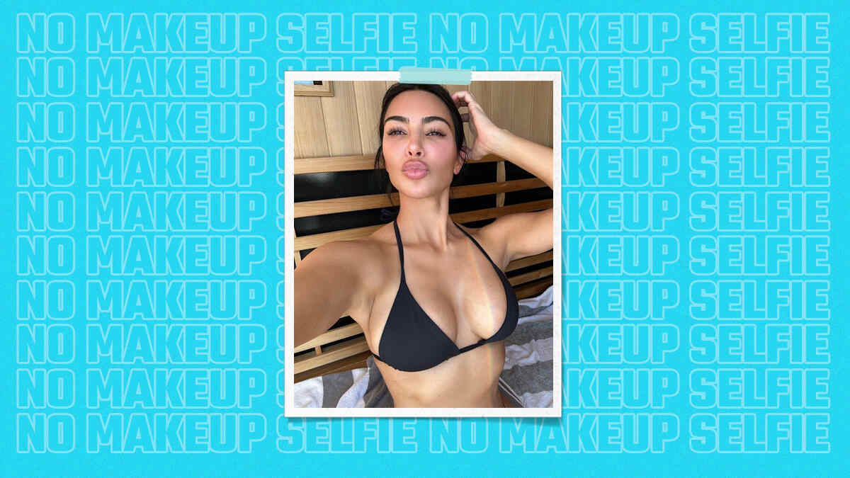 Kim Kardashian Shows Off Her Ethereal Glow In A Sans Makeup Viral Selfie