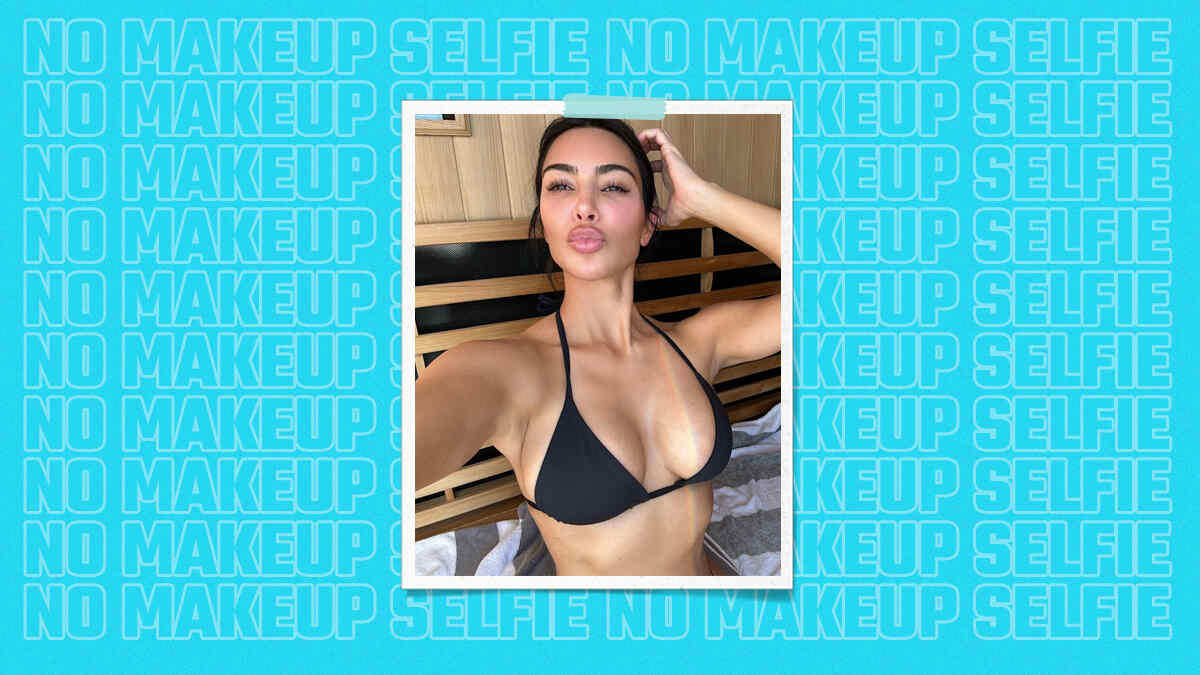 Kim Kardashian Shows Off Her Ethereal Glow In A Sans Makeup Viral Selfie 