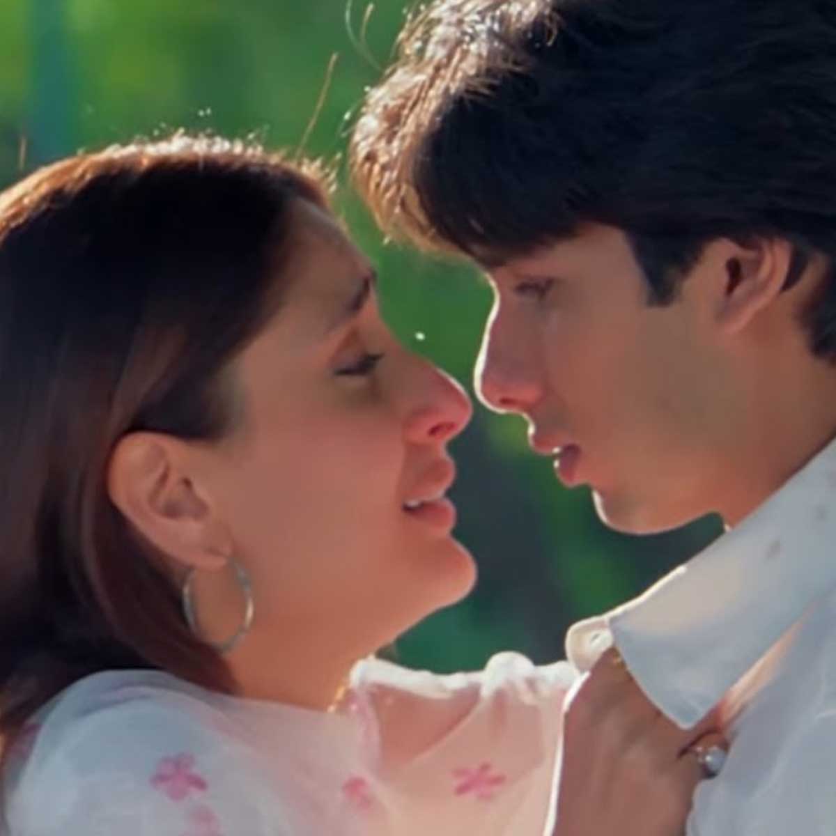 shahid kapoor kareena kapoor kiss