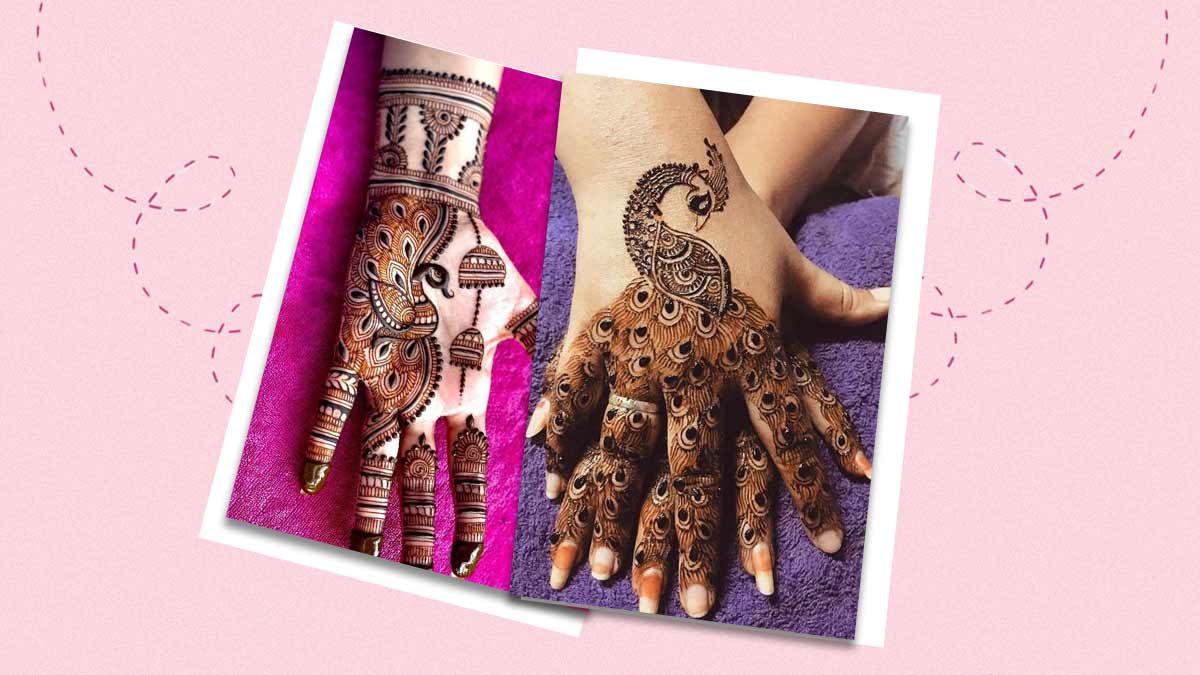 Peacock Mehndi Design for Hands | Mehndi Design for Back Hand | Peacock 🦚  with Henna - YouTube