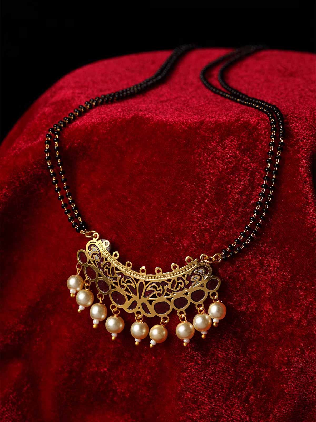 Pearl style mangalsutra