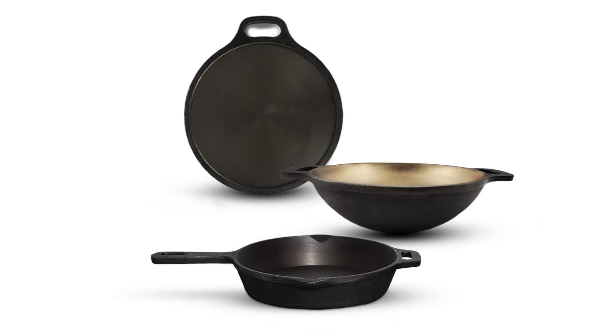 टॉक्सिन फ्री Casting Iron Cookware सेट में ले न्यूट्रीशियस फूड का मजा