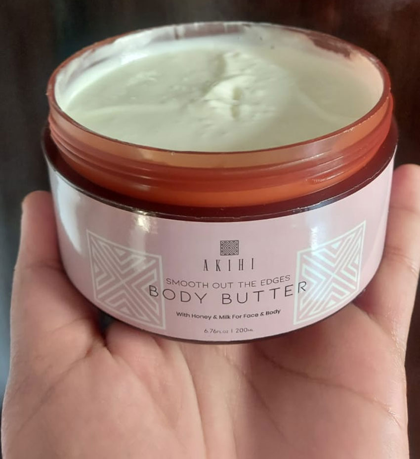body butter akihi review package