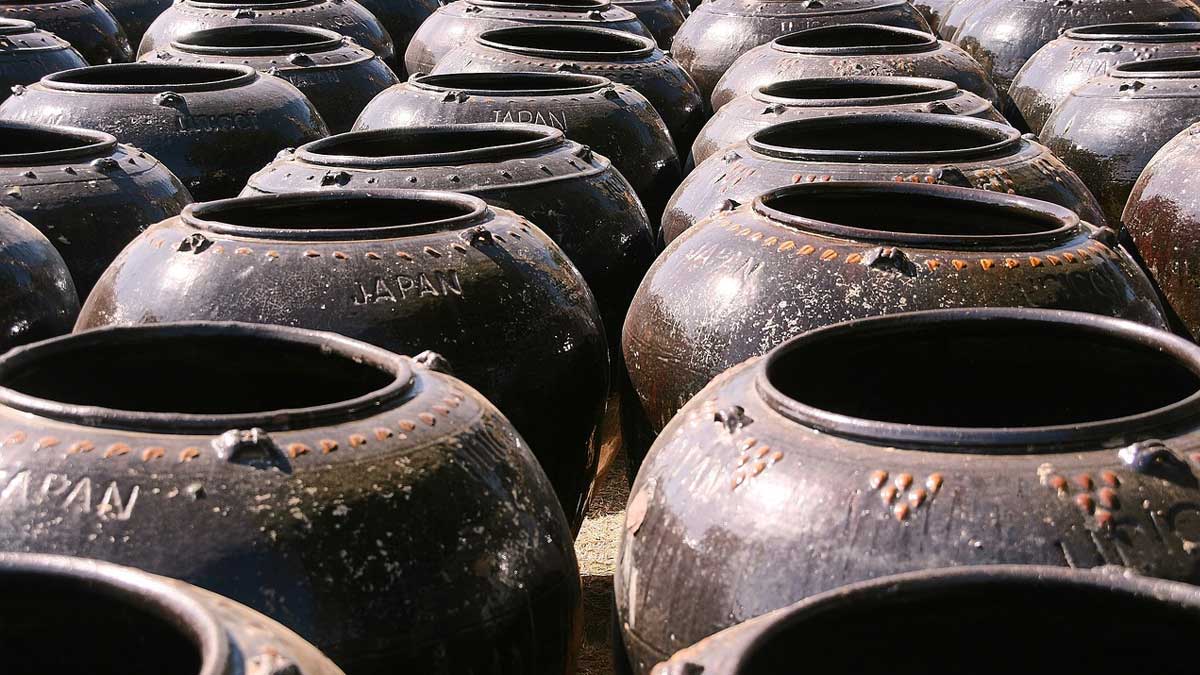 clay water container