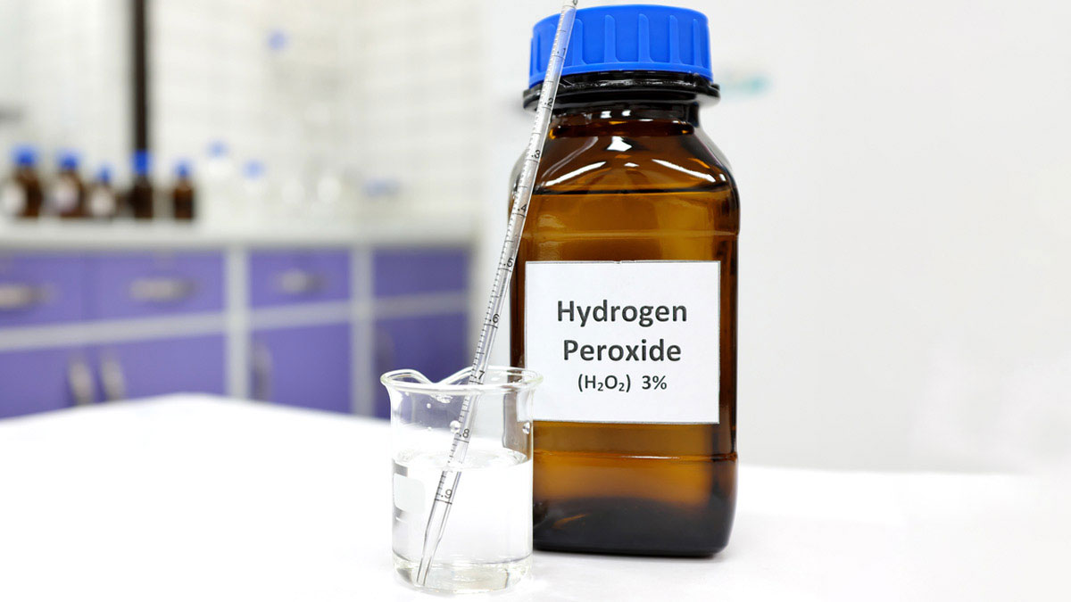 how to use hydrogen peroxide for sweat stain removal
