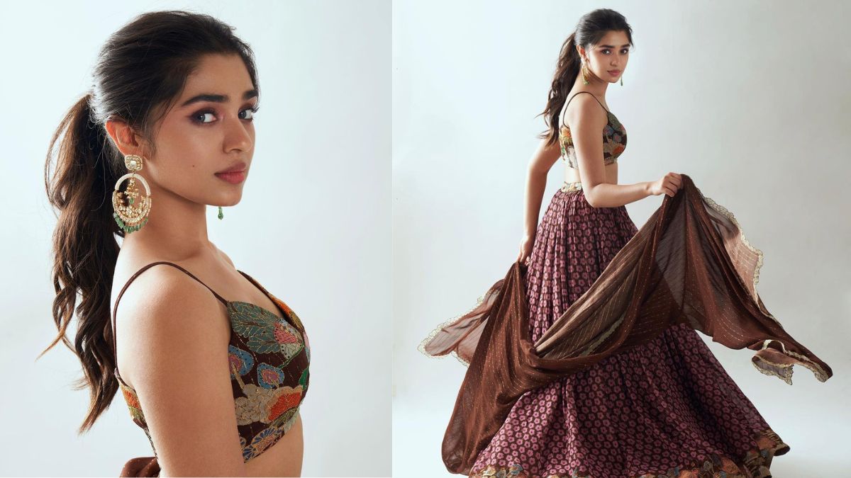 krithi shetty lehenga outfit