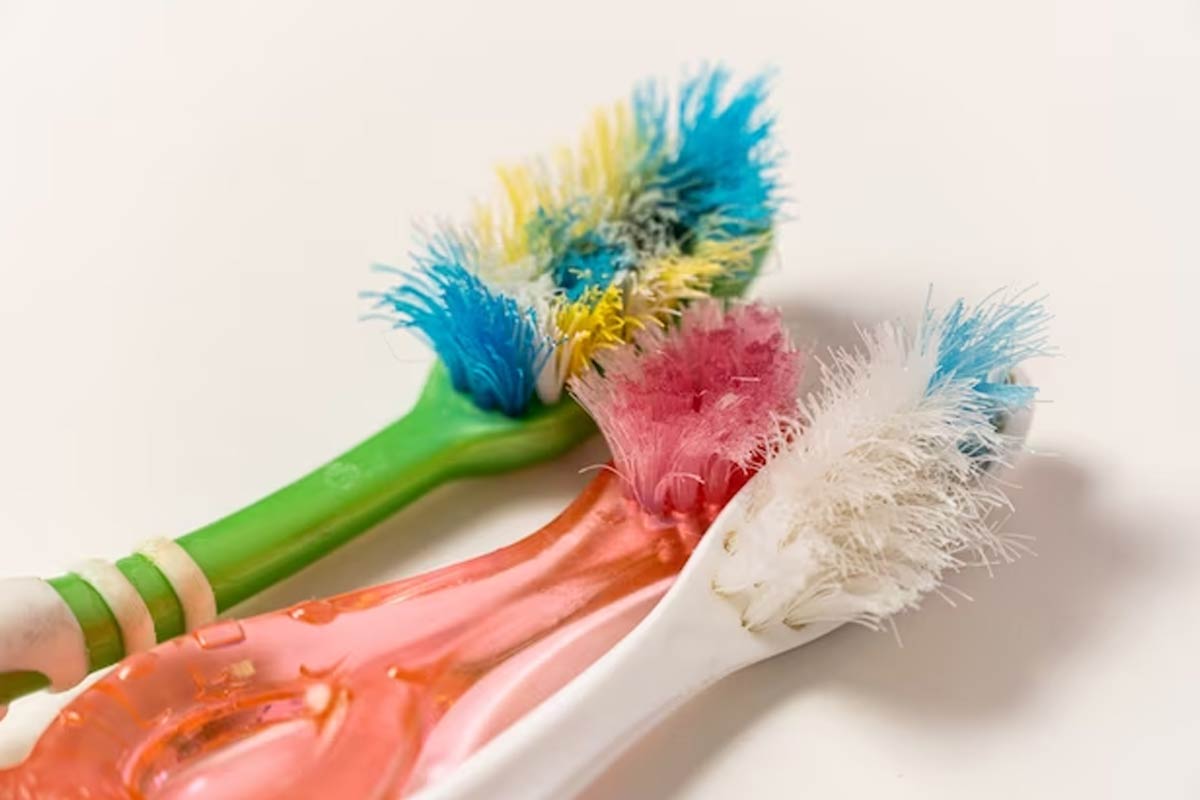 old  tooth brush for kitchen cleaning