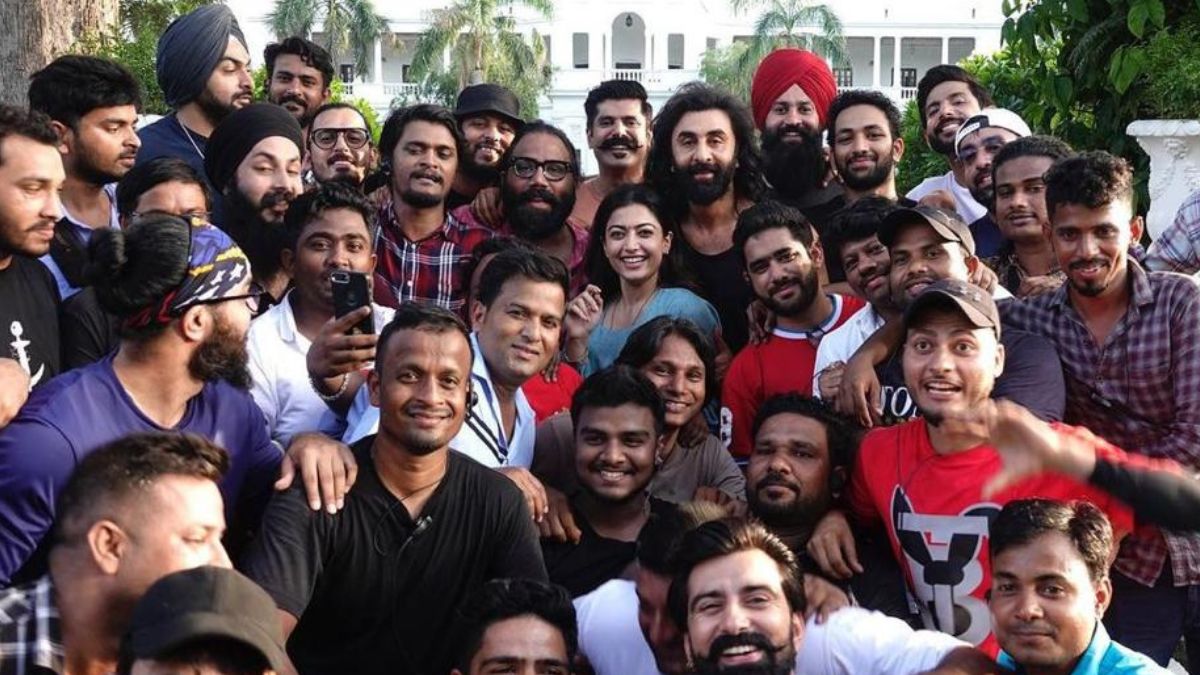 rashmika mandanna animal shooting click